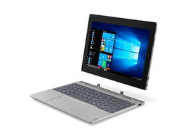 Lenovo IdeaPad D330-10IGL 82H0 - Tableta - diseño plegable / teclado extraíble - Intel Celeron N4020 / 1.1 GHz - Win 10 Home in S mode - UHD Graphics 600 - 4 GB RAM - 64 GB eMMC - 10.1