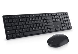 Dell Pro KM5221W - Retail Box - juego de teclado y ratón - inalámbrico - 2.4 GHz - QWERTY - español - negro - con 3 años de garantía básica en el hardware