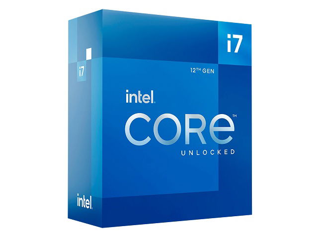 Intel Core i7 12700K - 3.6 GHz - 12 núcleos - 20 hilos - 25 MB caché - LGA1700 Socket - Caja (sin refrigerante)