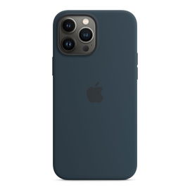 Apple - Carcasa trasera para teléfono móvil - con MagSafe - silicona - azul abismo - para iPhone 13 Pro Max