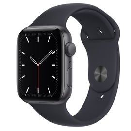 Apple Watch Series 7 (GPS) - 41 mm - aluminio de medianoche - reloj inteligente con pulsera deportiva - fluoroelastómero - medianoche - tamaño de la banda: Regular - 32 GB - Wi-Fi, Bluetooth - 32 g