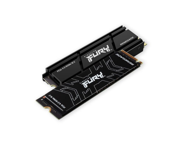 Kingston FURY Renegade - SSD - 1 TB - internal - M.2 2280 - PCIe 4.0 x4 (NVMe) 7300 mb Kingston FURY Renegade - SSD - 1 TB - internal - M.2 2280 - PCIe 4.0 x4 (NVMe) 7300 mb