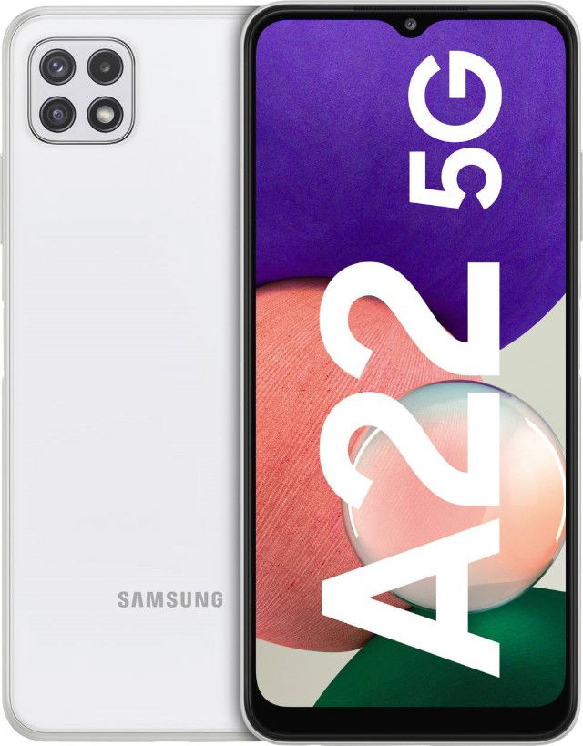 Samsung Galaxy A22 5G - 5G smartphone - SIM doble - RAM 4 GB / Memoria interna 128 GB - microSD slot - pantalla LCD - 6.6