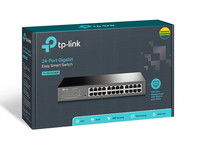 TP-Link JetStream TL-SG1024DE - Conmutador - 24 x 10/100/1000 - montaje en rack TP-Link JetStream TL-SG1024DE - Conmutador - 24 x 10/100/1000 - montaje en rack