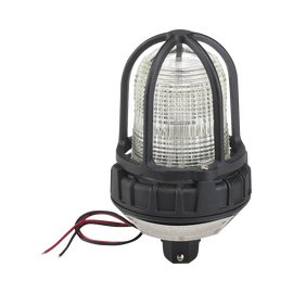 Luz de advertencia LED para ubicaciónes peligrosas, montaje tipo tubo, 24Vcd, claro