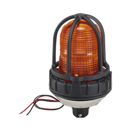 Luz estroboscópica para ubicaciónes peligrosas,  montaje tipo tubo, 12-24Vcd, ambar
