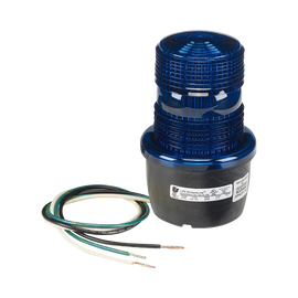 Luz de advertencia LED serie Streamline, 120 Vca, montaje tipo t, azul