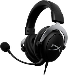HyperX CloudX Gaming - Auricular - tamaño completo - cableado - conector de 3,5 mm - negro, plata - para Laptop 14, 15, 17; OMEN 15, 16; Pavilion Plus Laptop 14; Pavilion x360 Laptop; Pro 290 G9