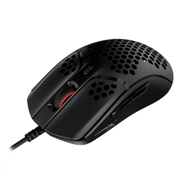 HyperX Pulsefire Haste - Ratón - óptico - 6 botones - cableado - USB 2.0 - para Laptop 14, 15, 17; OMEN 16; Pavilion Plus Laptop 14; Pavilion x360 Laptop; Pro 290 G9