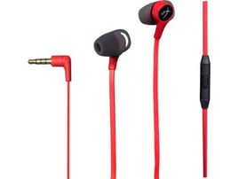 HyperX Cloud Earbuds - Auriculares internos con micro - en oreja - cableado - conector de 3,5 mm - negro, rojo - para Laptop 14, 15, 17; OMEN 15, 16; Pavilion Plus Laptop 14; Pavilion x360 Laptop; Pro 290 G9
