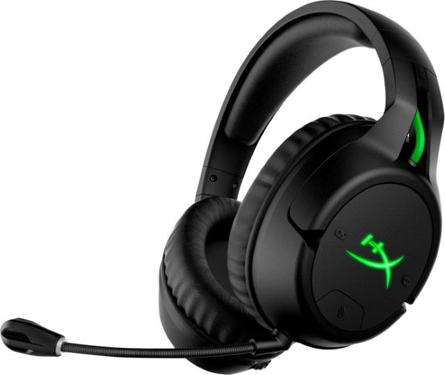 HyperX CloudX Flight - Auricular - tamaño completo - montaje encima de la oreja - 2,4 GHz - inalámbrico - USB - negro, verde HyperX CloudX Flight - Auricular - tamaño completo - montaje encima de la oreja - 2,4 GHz - inalámbrico - USB - negro, verde