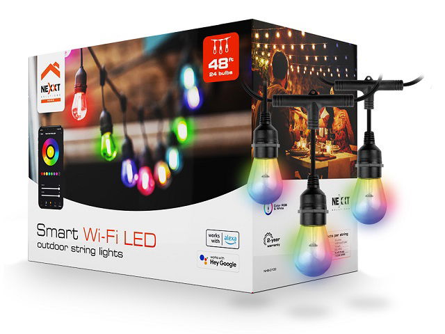 Nexxt Solutions Connectivity - RGB 24 Bulbs/48ft Nexxt Solutions Connectivity - RGB 24 Bulbs/48ft