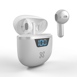 Klip Xtreme - KTE-006WH - True wireless earphones - Para Home audio / Para Portable electronics / Para Tablet / Para Cellular phone - Wireless - Blanco