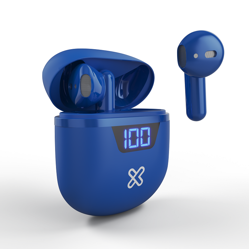 Klip Xtreme - KTE-006BL - True wireless earphones - Para Home audio / Para Portable electronics / Para Tablet / Para Cellular phone - Wireless - Azul Klip Xtreme - KTE-006BL - True wireless earphones - Para Home audio / Para Portable electronics / Para Tablet / Para Cellular phone - Wireless - Azul