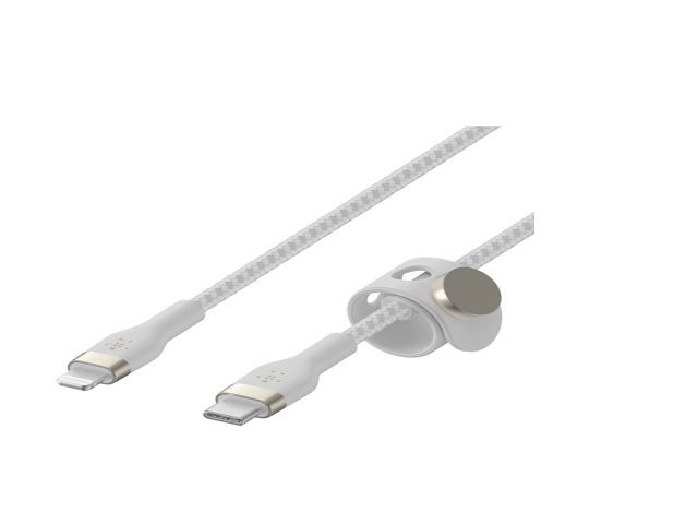 Belkin BOOST CHARGE - Cable Lightning - 24 pin USB-C macho a Lightning macho - 2 m - blanco