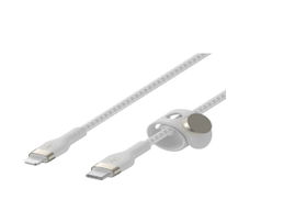 Belkin BOOST CHARGE - Cable Lightning - 24 pin USB-C macho a Lightning macho - 2 m - blanco