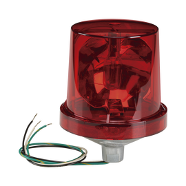 Luz incandescente rotativa electraray, 120 Vca, rojo