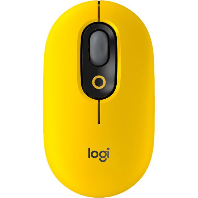 Logitech POP - Ratón - emoji personalizado - óptico - 4 botones - inalámbrico - Bluetooth 5.1 LE - amarillo Logitech POP - Ratón - emoji personalizado - óptico - 4 botones - inalámbrico - Bluetooth 5.1 LE - amarillo