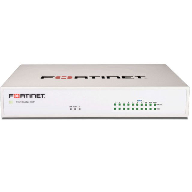 Fortinet FortiGate 60F - Aparato de seguridad - 10GbE - escritorio Fortinet FortiGate 60F - Aparato de seguridad - 10GbE - escritorio