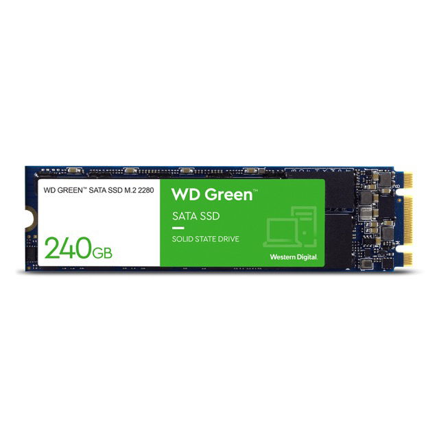WD Green WDS240G3G0B - SSD - 240 GB - interno - M.2 2280 - SATA 6Gb/s WD Green WDS240G3G0B - SSD - 240 GB - interno - M.2 2280 - SATA 6Gb/s