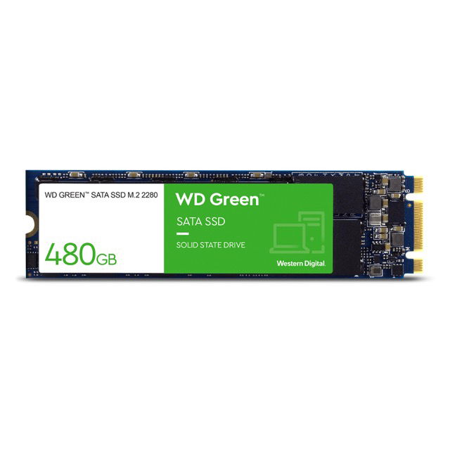 WD Green WDS480G3G0B - SSD - 480 GB - interno - M.2 2280 - SATA 6Gb/s WD Green WDS480G3G0B - SSD - 480 GB - interno - M.2 2280 - SATA 6Gb/s
