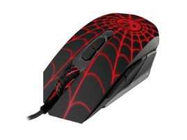 Xtech - XTM-M520SM - Mouse - USB - Wired - black and red - Gaming Spider-Man Xtech - XTM-M520SM - Mouse - USB - Wired - black and red - Gaming Spider-Man