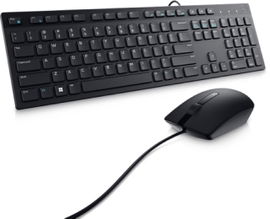 Dell - Keyboard and mouse set - Spanish - Wired - KM300C