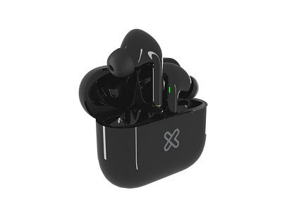 Klip Xtreme - KTE-050BK - True wireless earphones - Para Home audio / Para Portable electronics / Para Tablet / Para Cellular phone - Wireless - Touch - 37Hrs Black Klip Xtreme - KTE-050BK - True wireless earphones - Para Home audio / Para Portable electronics / Para Tablet / Para Cellular phone - Wireless - Touch - 37Hrs Black