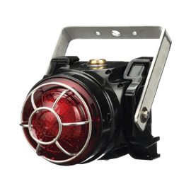 Luz LED de la serie global, para ubicaciónes peligrosas, UL y cUL CID2, 120-240 Vca, montaje en U Ex d, rojo
