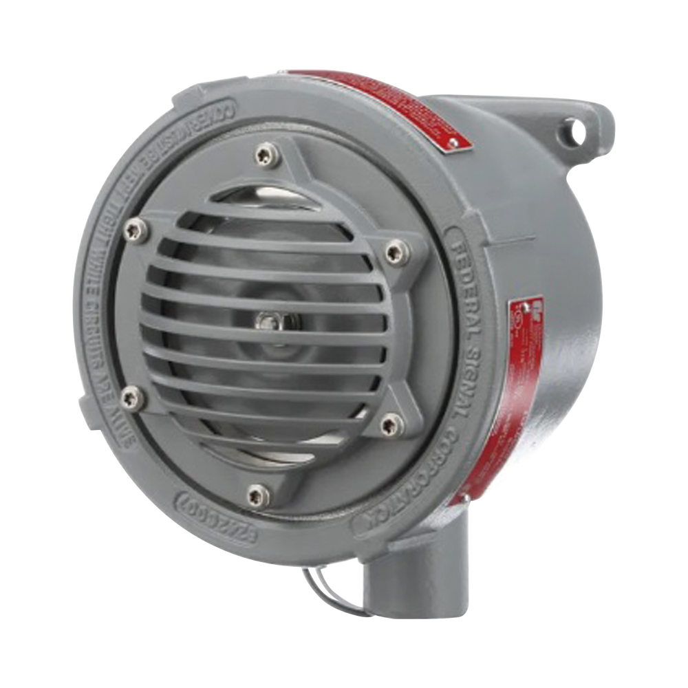Bocina Vibratone para exterior y ubicaciones peligrosas, 120Vca, negra