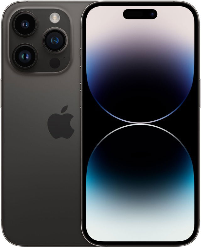 Apple iPhone 14 Pro Max - Smartphone - iOS - Space black - Touch - 256GB MQ9U3BE/A