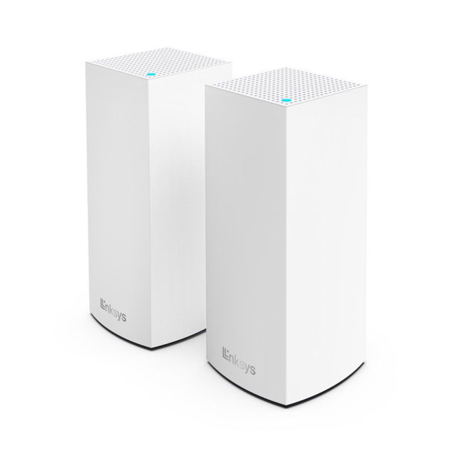 Linksys Atlas Pro 6 - Sistema Wi-Fi - (2 enrutadores) - hasta 5400 pies cuadrados - malla 1GbE - Wi-Fi 6 - Doble banda