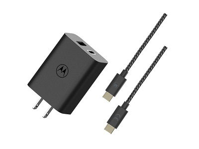 Motorola SJMC501 - Battery charger - 50 Watt - Lithium - Para Universal - Dual Port