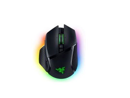 Razer Basilisk V3 pro - Ratón - ergonómico - diestro - óptico - 11 botones - inalámbrico, cableado - Bluetooth, 2.4 GHz - receptor inalámbrico USB - negro