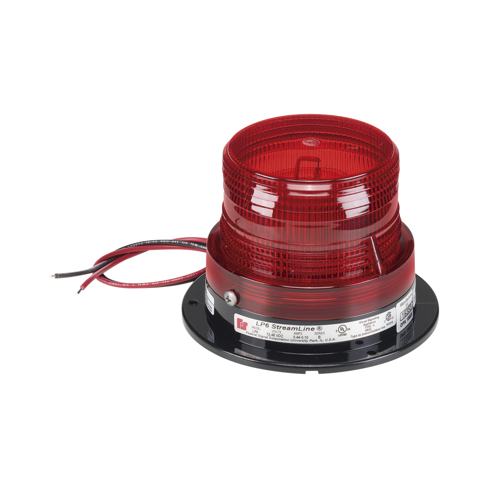 Estrobo streamline, mini, 120-240 Vca, rojo