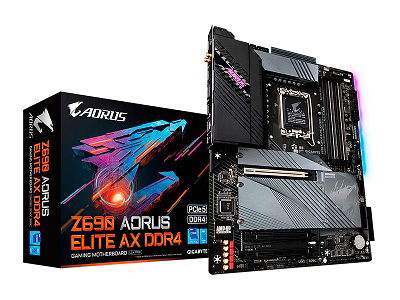 AORUS - Z690 AORUS ELITE - Motherboard - ATX - LGA1700 Socket - Intel Z690 - para Celeron / para Core i3 / para Core i5 / para Core i7 / para Pentium - Intel HD Graphics - None