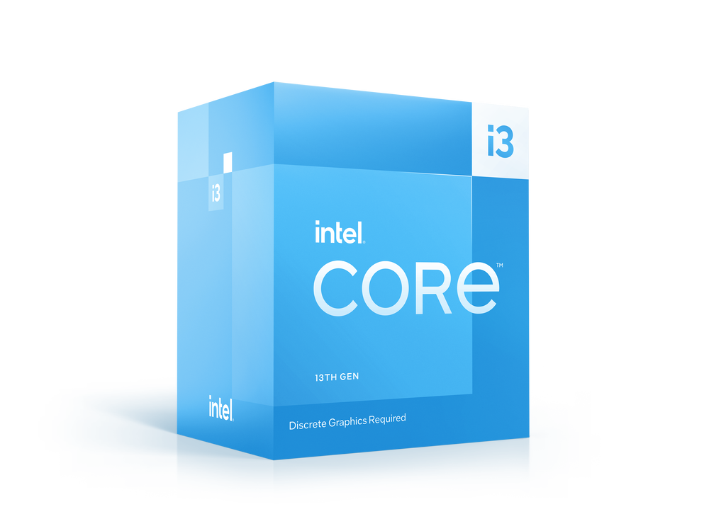 Intel Core i3 13100F - 3.4 GHz - 4 núcleos - 8 hilos - 12 MB caché - FCLGA1700 Socket - Caja