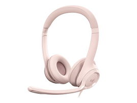 Audífonos para computadora Logitech H390 USB - Color Rosado