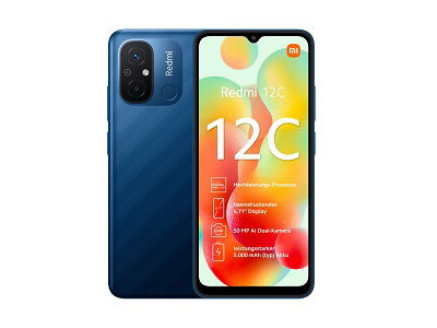 Xiaomi Redmi 12C - Smartphone (Android OS) - Android - 64 GB - Ocean blue - Touch - US Xiaomi Redmi 12C - Smartphone (Android OS) - Android - 64 GB - Ocean blue - Touch - US