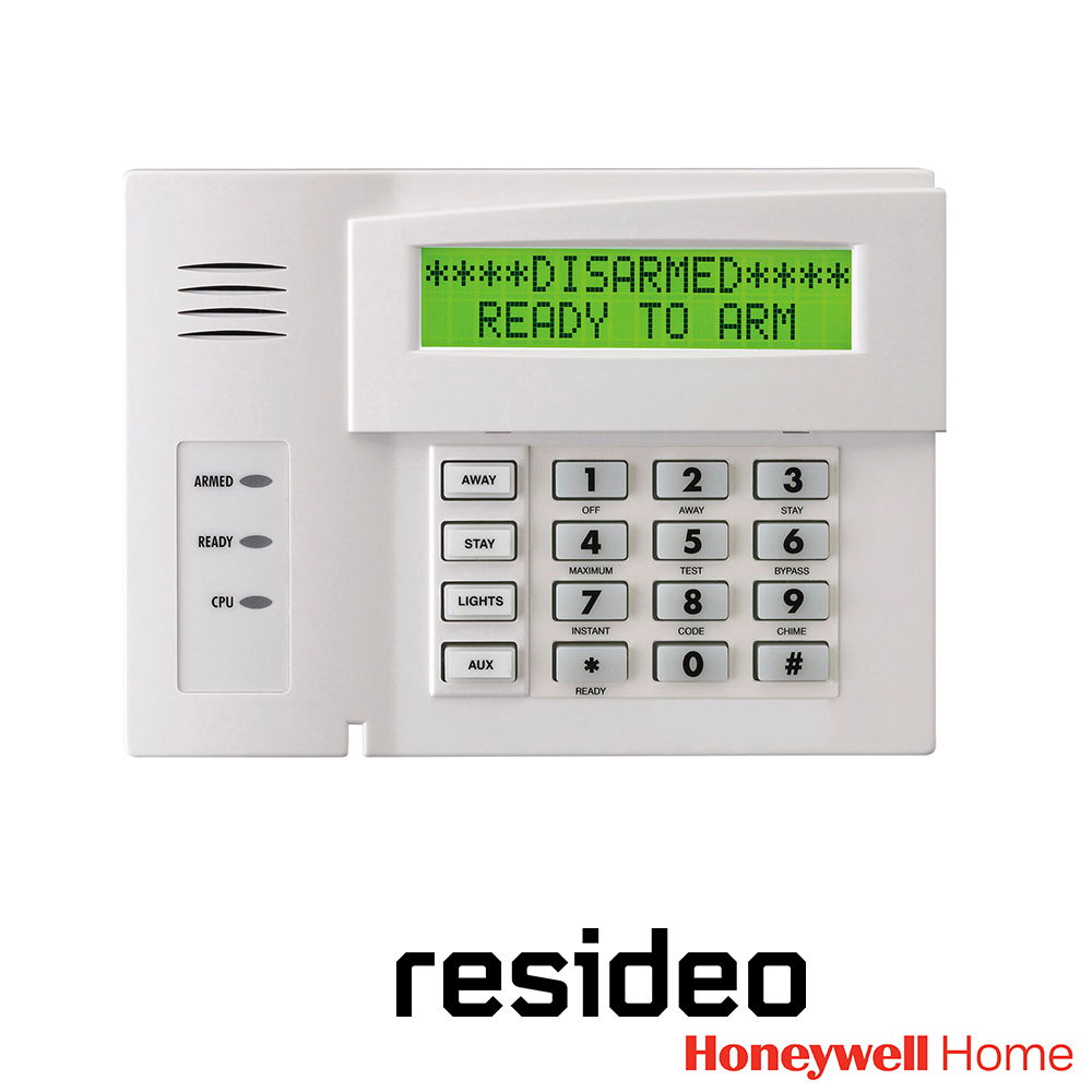 TECLADO ALFANUMÉRICO RESIDEO 6164SP INCLUYE EXPANSOR PARA 4 ZONAS CABLEADAS/ INCLUYE UN RELEVADOR/ COLOR BLANCO / COMPATIBLE CON TODOS LOS PANELES VISTA