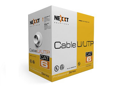 Nexxt Solutions Infrastructure - Bulk cable - UTP - 305 m RJ-45 - Gray - 4P 24AWG CMR
