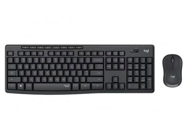 Logitech - Keyboard and mouse set - Wireless - Graphite - MK370 Combo for Business Span Logitech - Keyboard and mouse set - Wireless - Graphite - MK370 Combo for Business Span