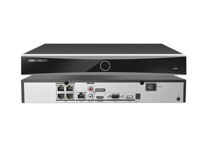 Hikvision - Standalone NVR - 4 Video Channels - Networked - K Series AcuSense 4K Hikvision - Standalone NVR - 4 Video Channels - Networked - K Series AcuSense 4K