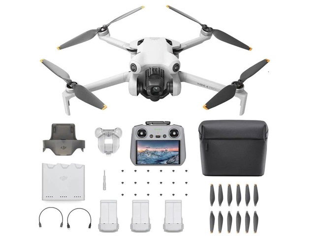 DJI - Drone - Mini 4 Pro Fly More Combo Plus