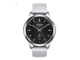 Xiaomi Watch S3 - Smart watch - Marco metálico bisel de acero inoxidable y correa de fluoroelastómero Pantalla AMOLED – Diseño circular de 1.43- 150+ modos deportivos  Autonomía de hasta 15 días (uso típico -Aluminum silver