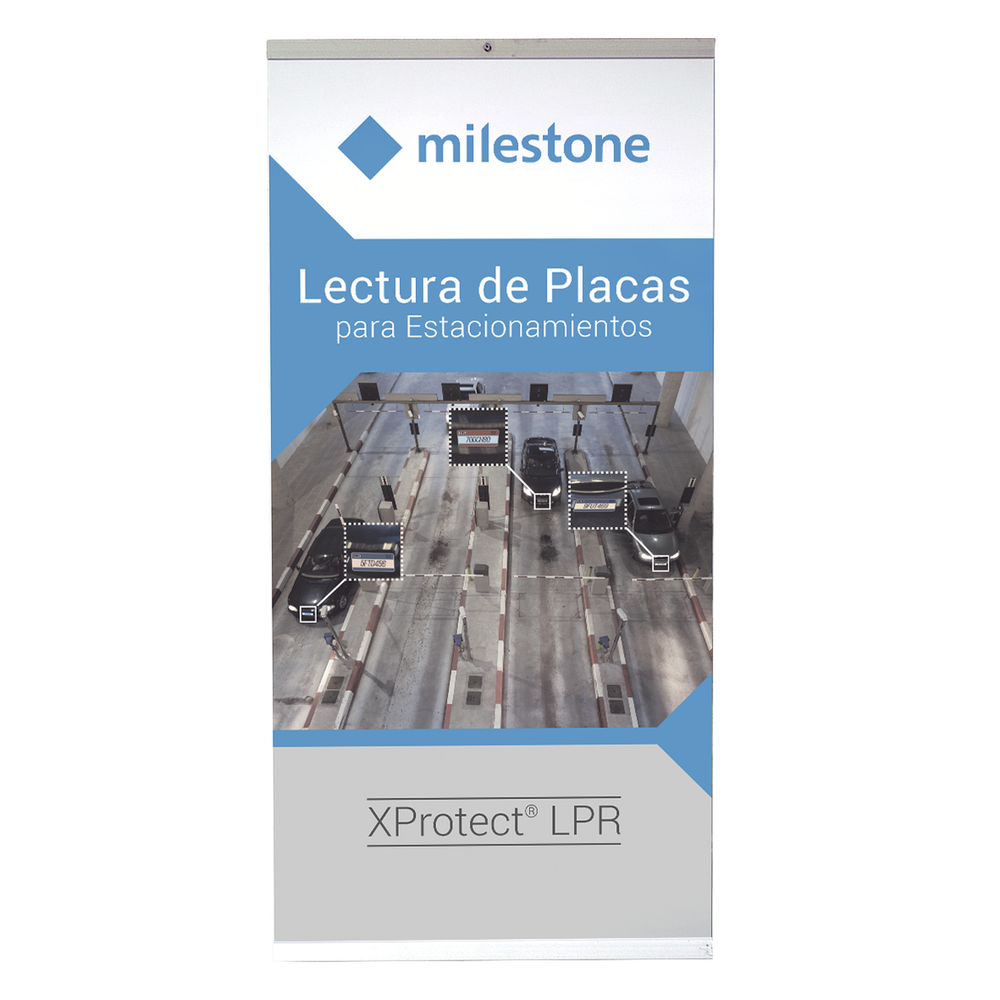 Póster MILESTONE Lectura de Matrículas Vehiculares
