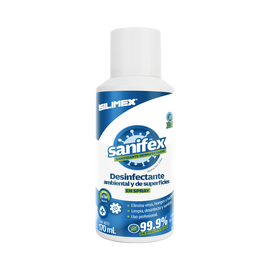Sanitizante en spray, formulado para desinfectar las superficies en el hogar, oficinas, escuelas, hospitales, clinicas, gimnasios y fabricas, presentación 170 ml
