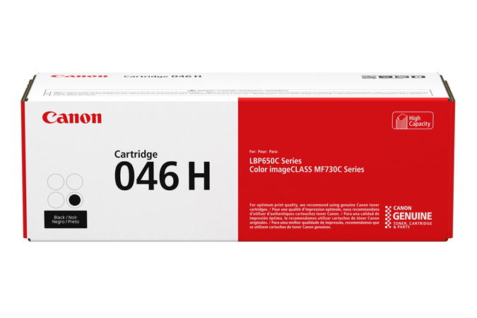 Canon 046 H - Gran capacidad - negro - original - cartucho de tóner - para ImageCLASS LBP654, MF731, MF733, MF735; i-SENSYS LBP653, LBP654, MF732, MF734, MF735