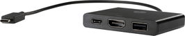HP Multi-port Hub - Soporte de conexión - USB-C