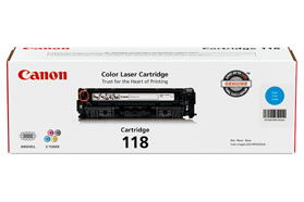 Canon 118 - Cián - original - cartucho de tóner - para Color imageCLASS MF726, MF729, MF8380, MF8580; imageCLASS LBP7200, LBP7660, MF8350 Canon 118 - Cián - original - cartucho de tóner - para Color imageCLASS MF726, MF729, MF8380, MF8580; imageCLASS LBP7200, LBP7660, MF8350
